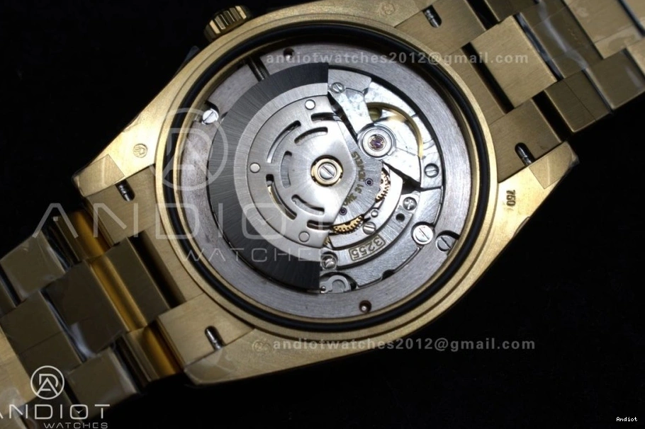 Gold RG DayDate 40 Dial GSF on Gain President Roman Bracelet Weight A2836 0406
